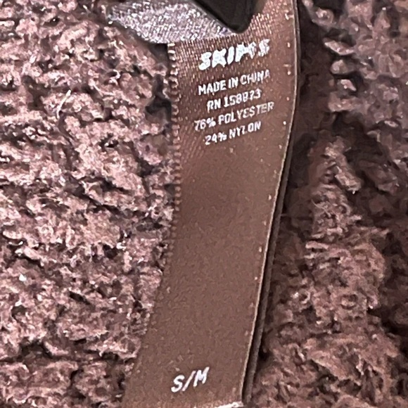 Skims Brown Fuzzy Pants Sz S/M - Picture 7 of 7